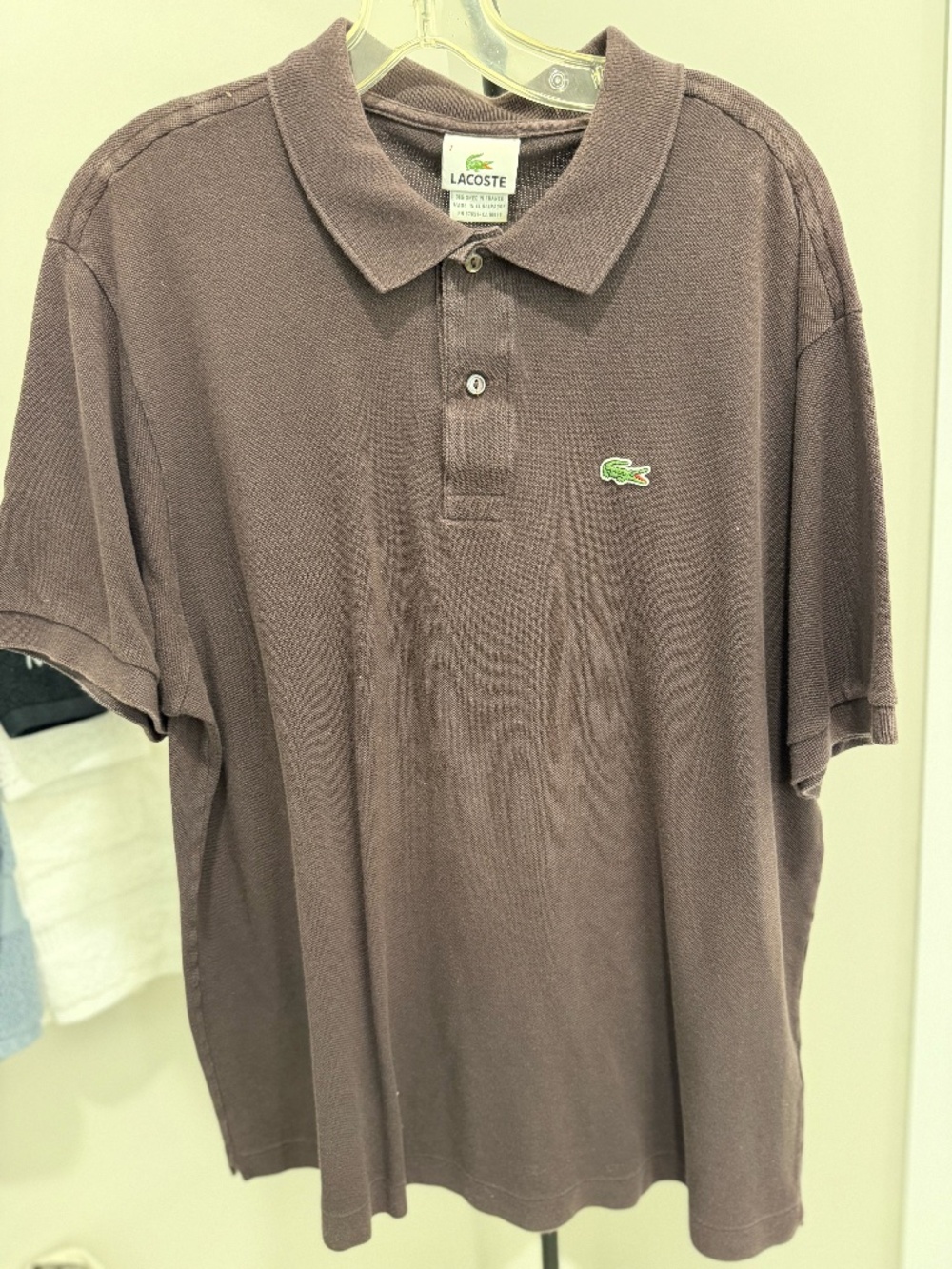 Lacoste Men's Classic Fit Original L.12.12 Polo - Brown - Size 7 | XXL
